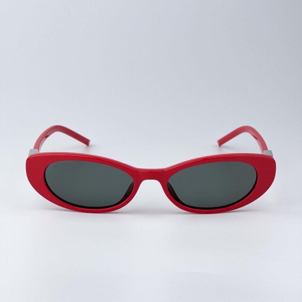 Gucci GG1680S 005 Men BRAND NEW Sunglasses Red Grey Cat Eye